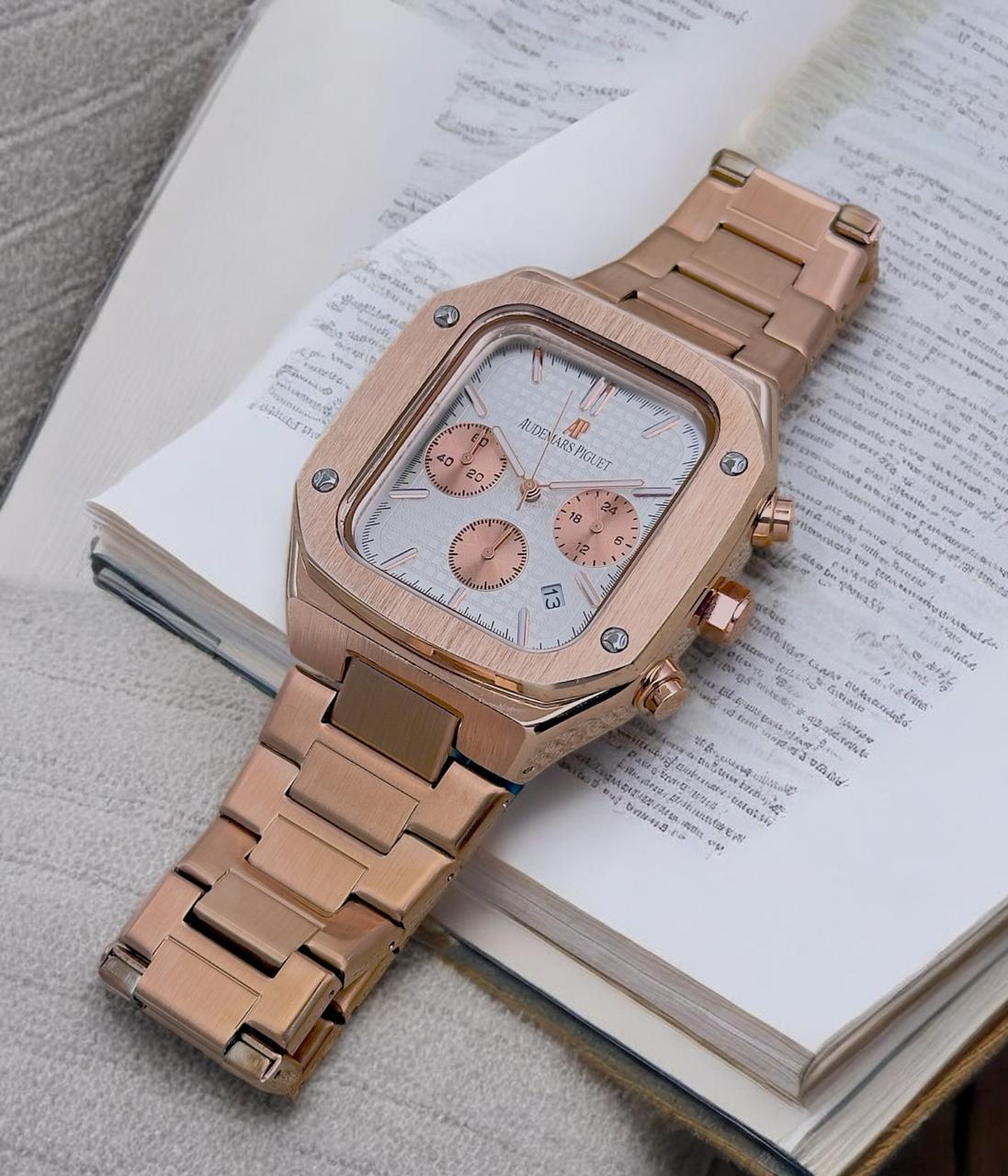 AUDEMARS PIGUET MENS HEAVY QULITY MENS SQURE DIAL PREMIUM WATCH FOR MENS