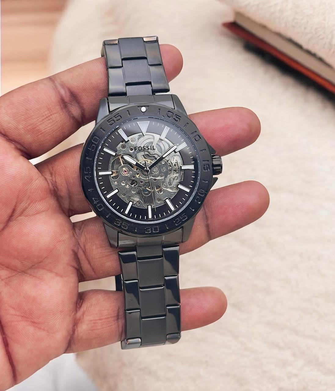 FOSSIL HEAVY QUALITY JAPAN STAINLESS STEEL MENS PREMIUM WATCH WITH CHRONOGRAPH