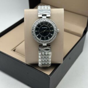 GUESS STAINLESS STEEL PLAIN NO DESIGNED WOMENS PREMIUM WATCH