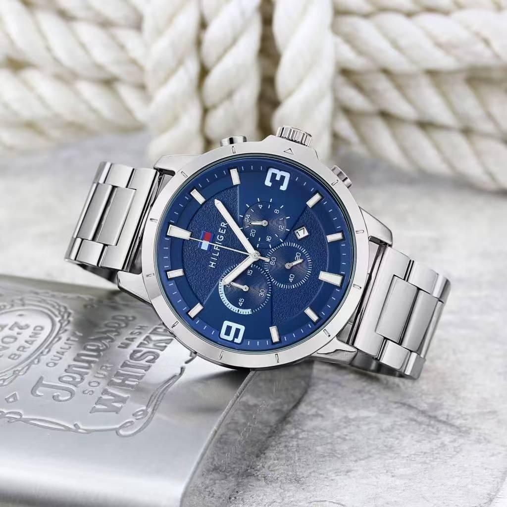 TOMMY HILFIGER MENS PREMIUM STAINLESS STEEL WATCH FOR ALL TIME USE