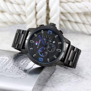 TOMMY HILFIGER MENS PREMIUM STAINLESS STEEL WATCH FOR ALL TIME USE
