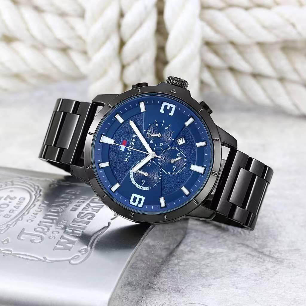 TOMMY HILFIGER MENS PREMIUM STAINLESS STEEL WATCH FOR ALL TIME USE