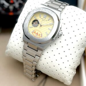 PATEK PHILIPPE SQAURE DIAL STAINLESS STEEL MENS PREMIUM WATCH