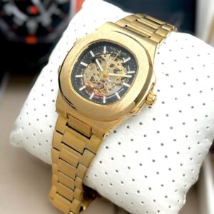 PATEK PHILIPPE SQAURE DIAL STAINLESS STEEL MENS PREMIUM WATCH