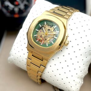 PATEK PHILIPPE SQAURE DIAL STAINLESS STEEL MENS PREMIUM WATCH