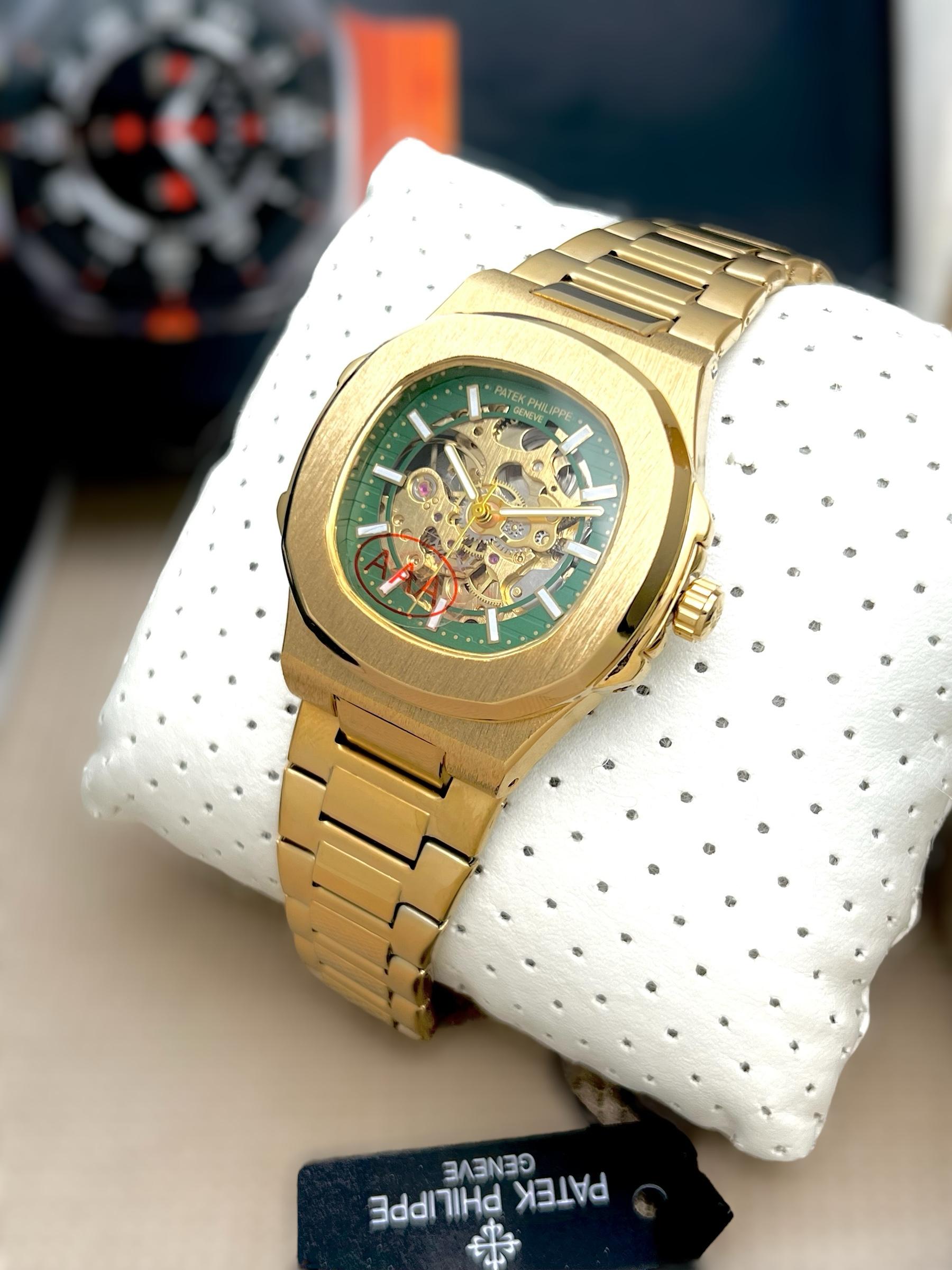 PATEK PHILIPPE SQAURE DIAL STAINLESS STEEL MENS PREMIUM WATCH