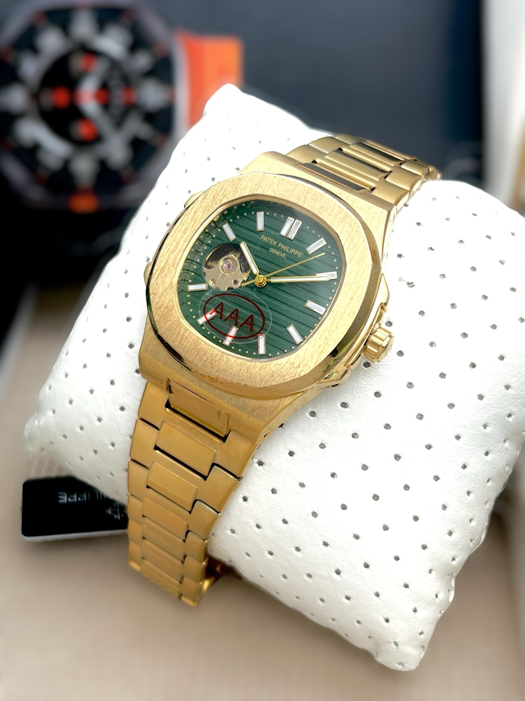 PATEK PHILIPPE SQAURE DIAL STAINLESS STEEL MENS PREMIUM WATCH