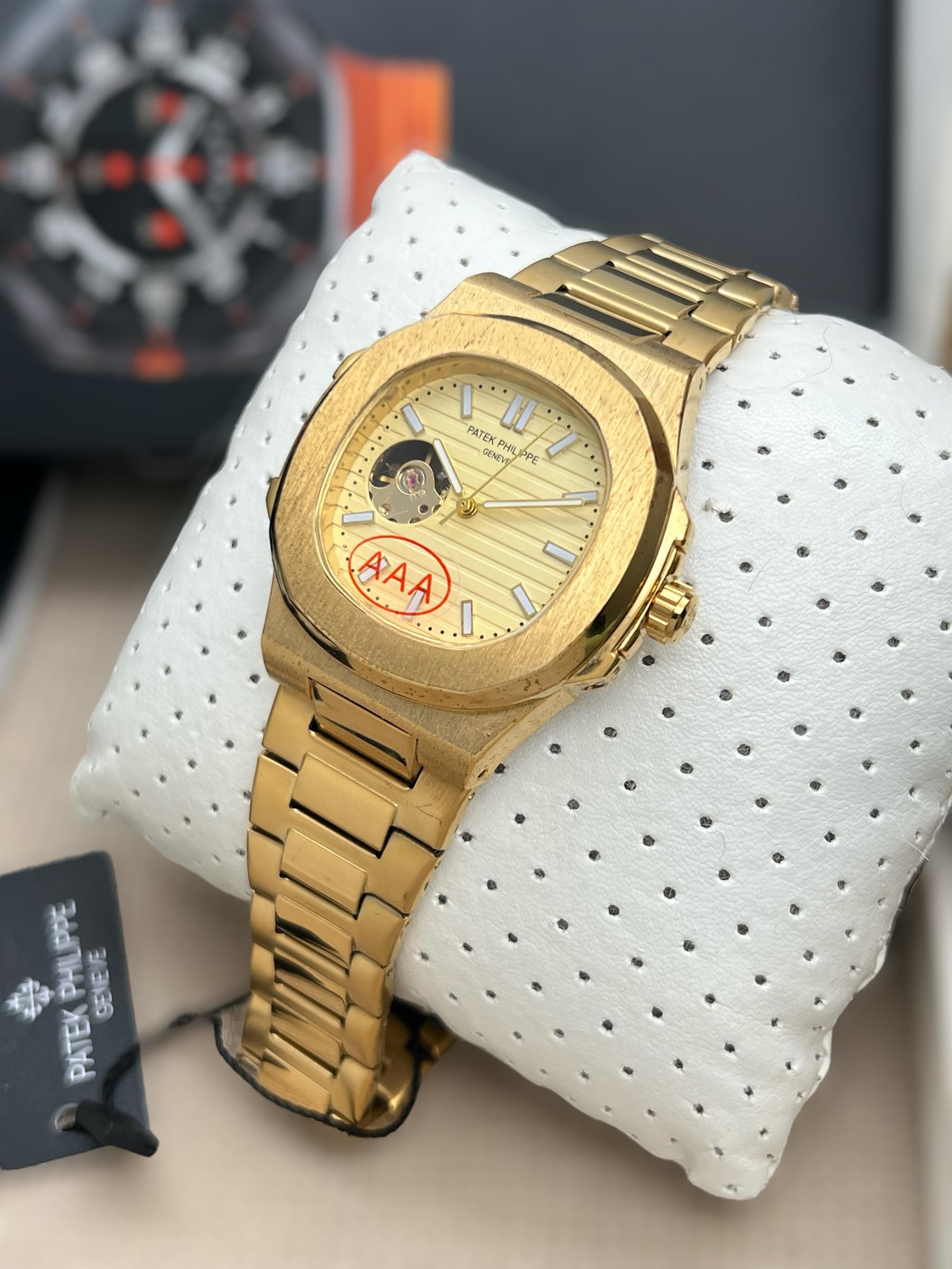 PATEK PHILIPPE SQAURE DIAL STAINLESS STEEL MENS PREMIUM WATCH