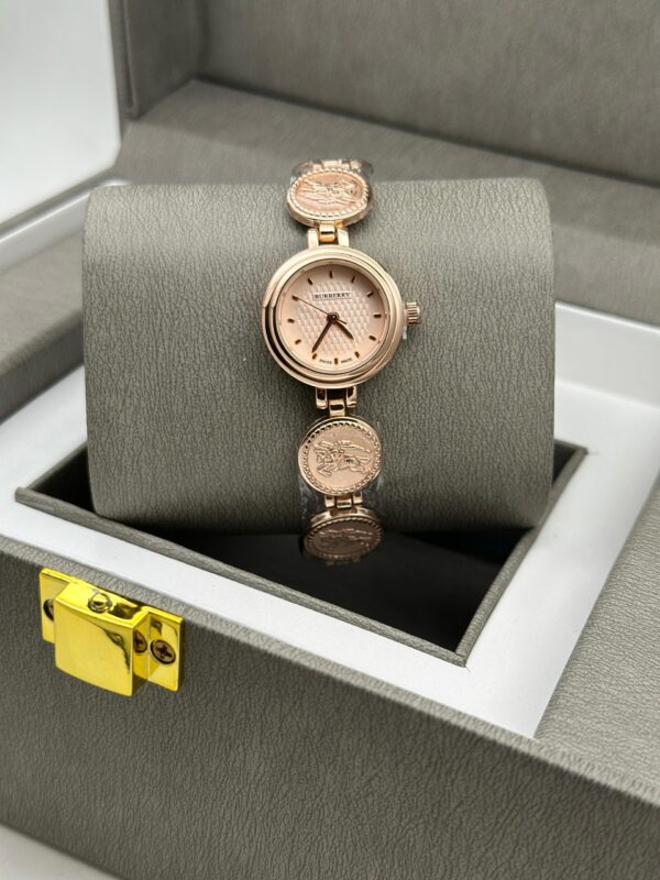 BURBERRY WOMENS PREMIUM DESIGNER PIECE SATINLESS STEEL