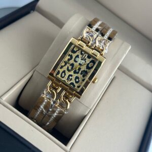 GUESS DOUBLE ROUND STAINLESS STEEL RECTANGLE DIAL WOMENS PREMIUM WATCH