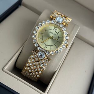 GUESS FLOWER EDITION CIRCLE DIAL WOMENS PREMIUM WATCH