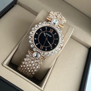 GUESS FLOWER EDITION CIRCLE DIAL WOMENS PREMIUM WATCH