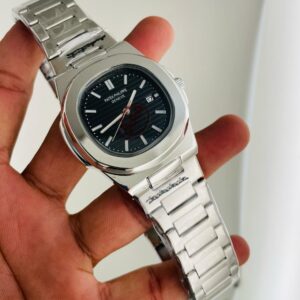 PATEK PHILIPPE SQUARE DIAL STAINLESS STEEL MENS PREMIUM WATCH