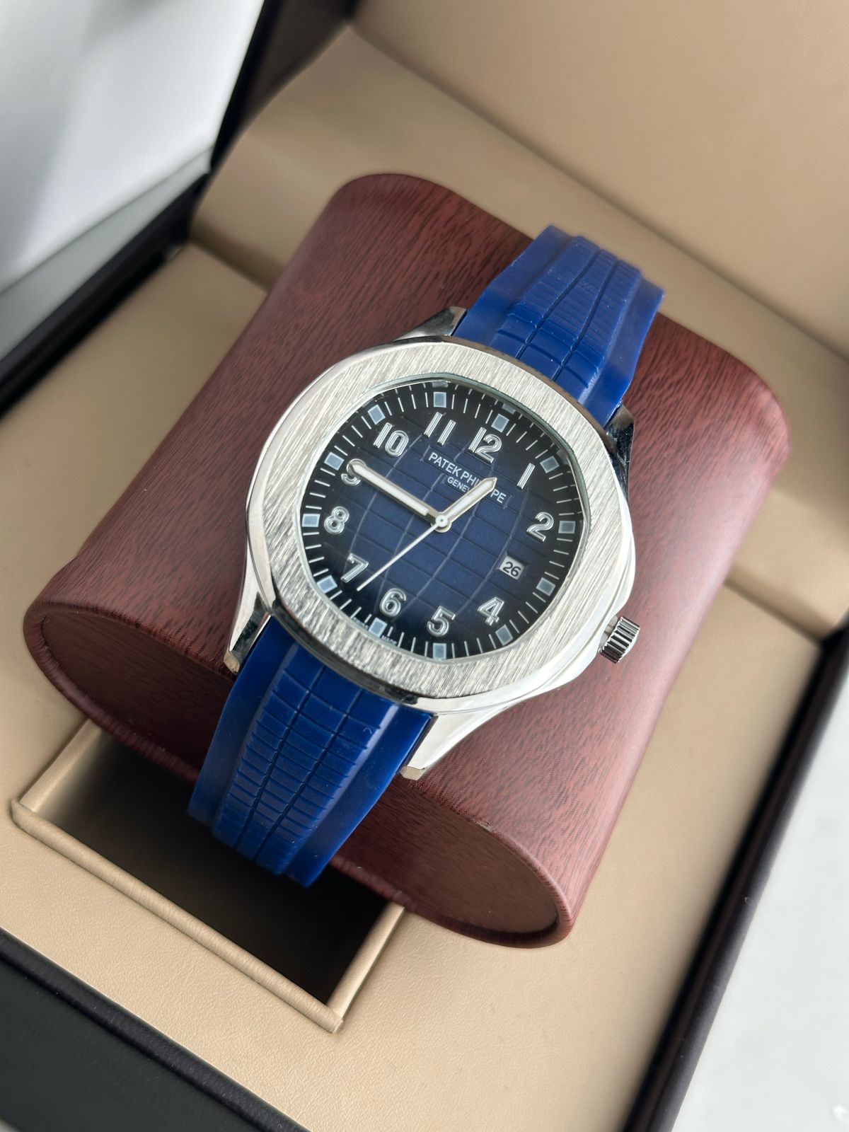 PATEK PHILIPPE oval DIAL STAINLESS STEEL MENS PREMIUM WATCH