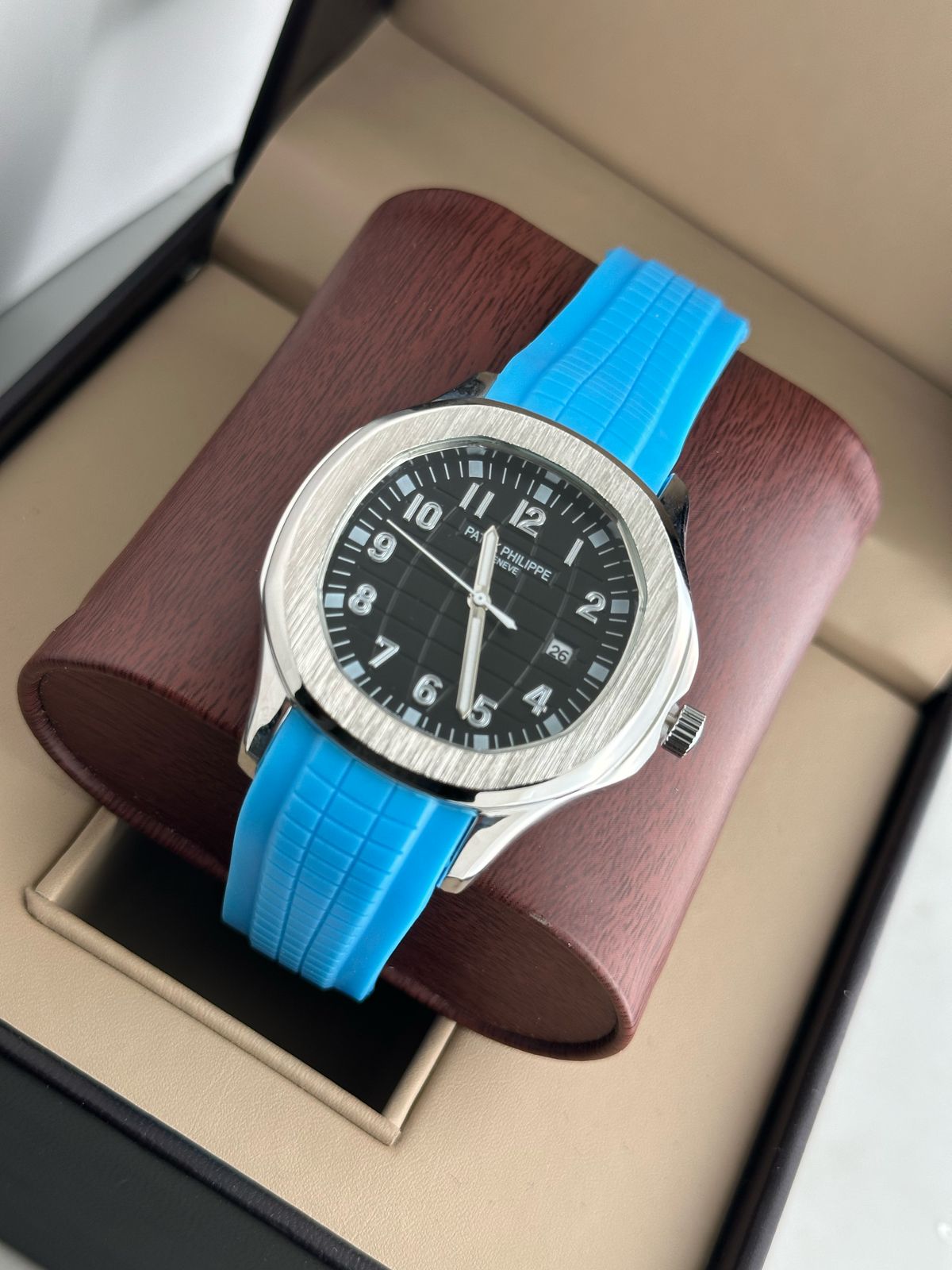 PATEK PHILIPPE oval DIAL STAINLESS STEEL MENS PREMIUM WATCH