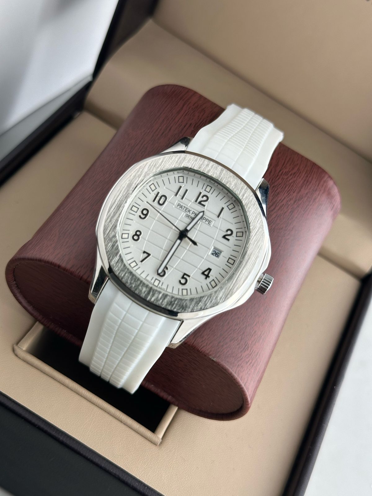 PATEK PHILIPPE oval DIAL STAINLESS STEEL MENS PREMIUM WATCH