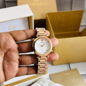 VERSACE NATURAL WOMENS PREMIUM COLOURFUL WATCH