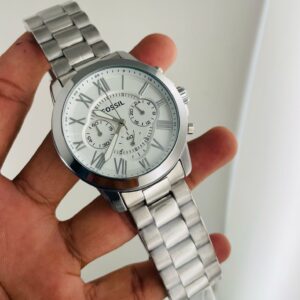 FOSSIL MENS JAPAN MOVEMENT STAINLESS STEEL MENS PREMIUM WATCH STAINLESS STEEL