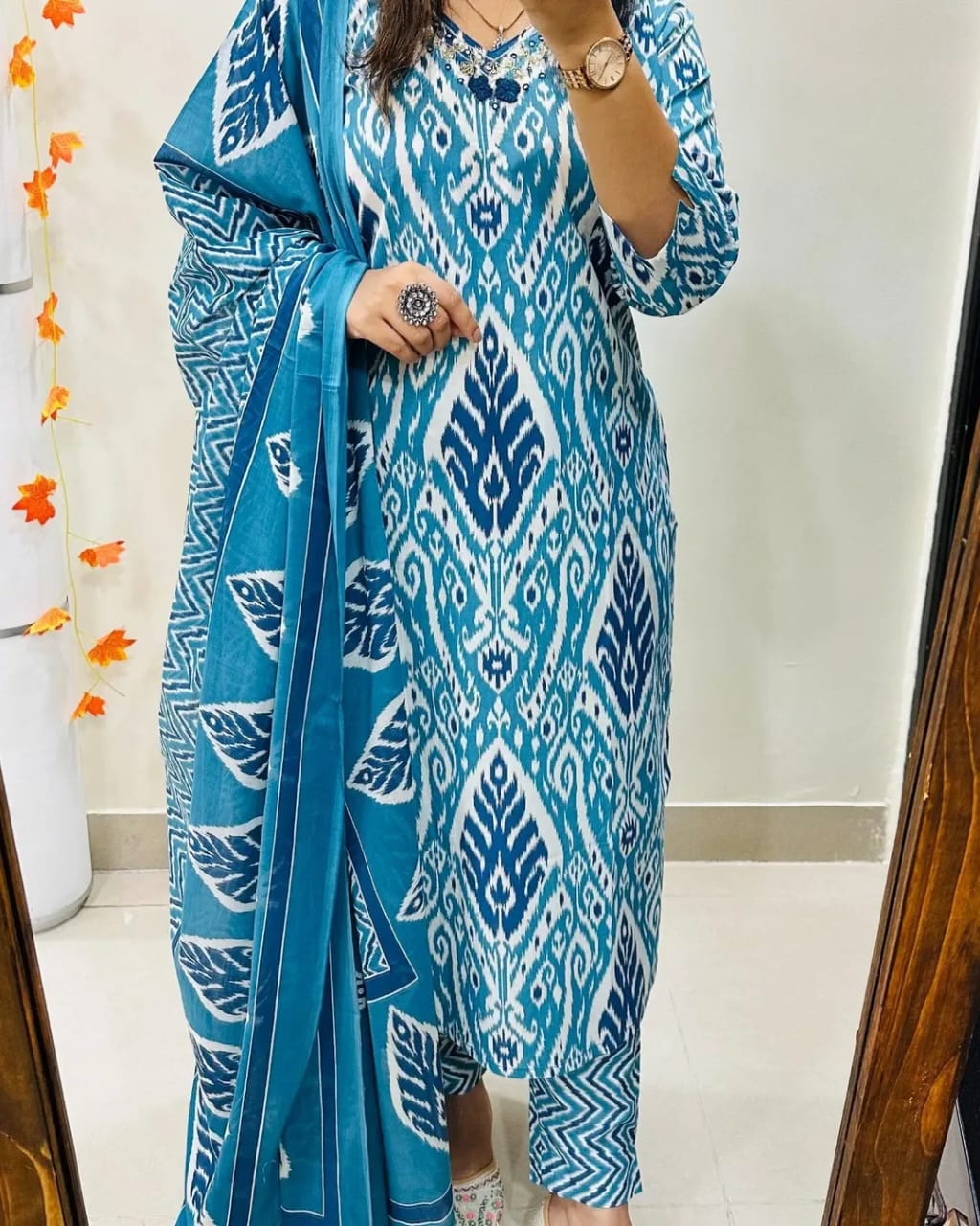 ROYAL WOMENS PREMIUM TOPS KURTIS 3 PIECE SETS