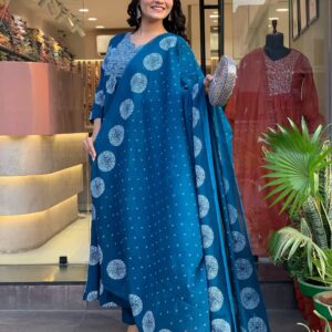 ROYAL WOMENS PREMIUM TOPS KURTIS 3 PIECE SETS