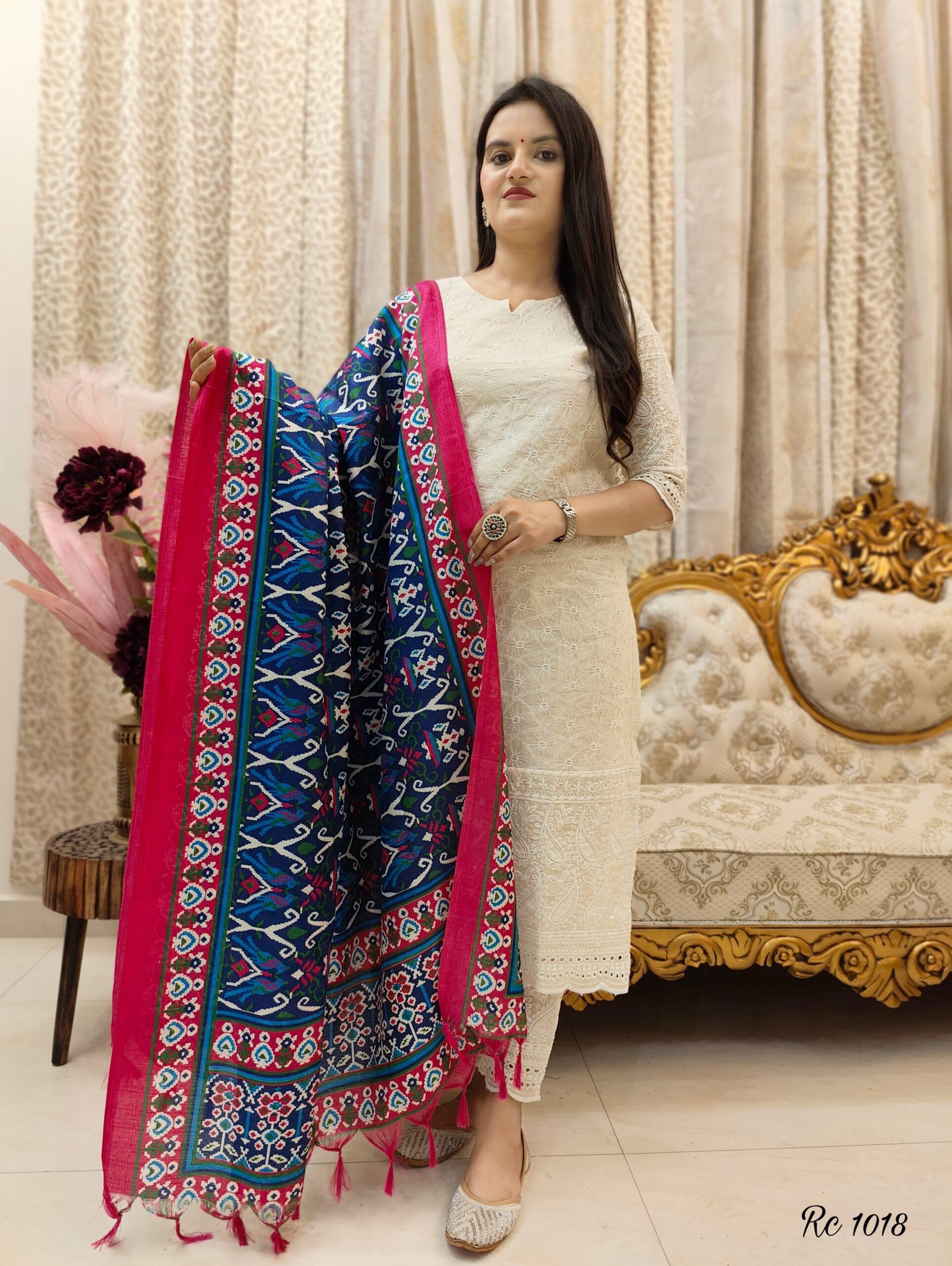 ROYAL WOMENS PREMIUM TOPS KURTIS 3 PIECE SETS