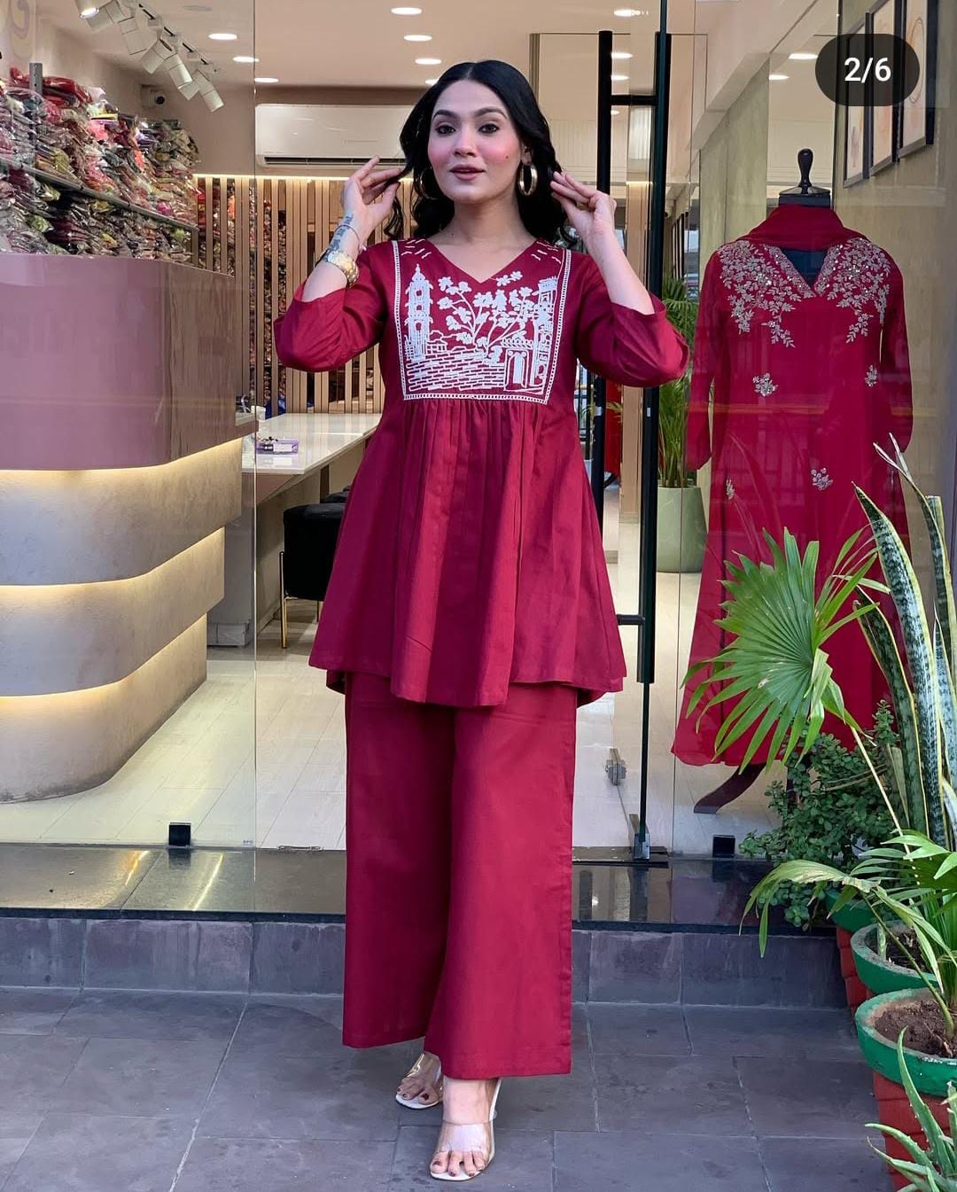 ROYAL WOMENS PREMIUM TOPS KURTIS 3 PIECE SETS