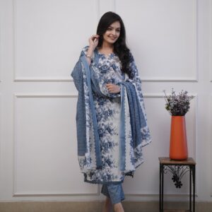ROYAL WOMENS PREMIUM TOPS KURTIS 3 PIECE SETS