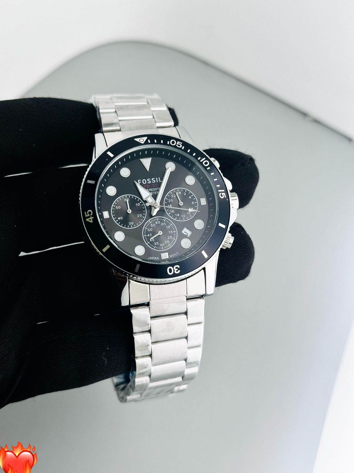 FOSSIL MENS PREMIUM EDITION WATCHES CHRONOGRAPH STAINLESS STEEL