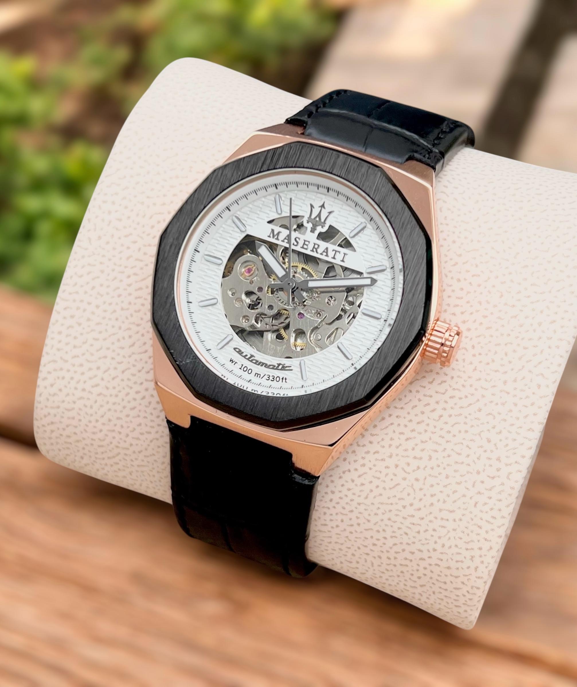 MASERATI MENS STRAP HIGH QUALITY STAINLESS STEEL WATCHES