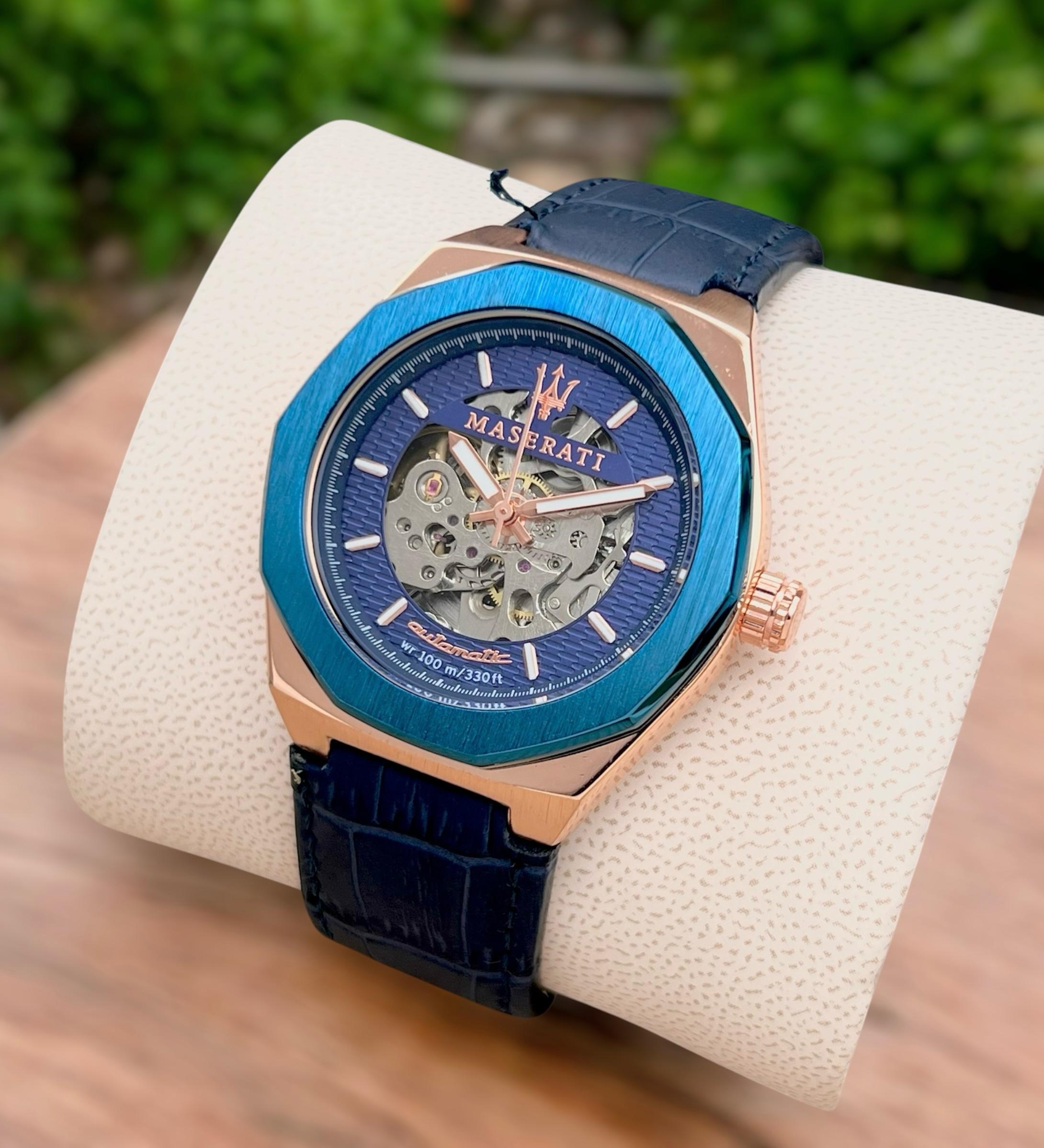 MASERATI MENS STRAP HIGH QUALITY STAINLESS STEEL WATCHES