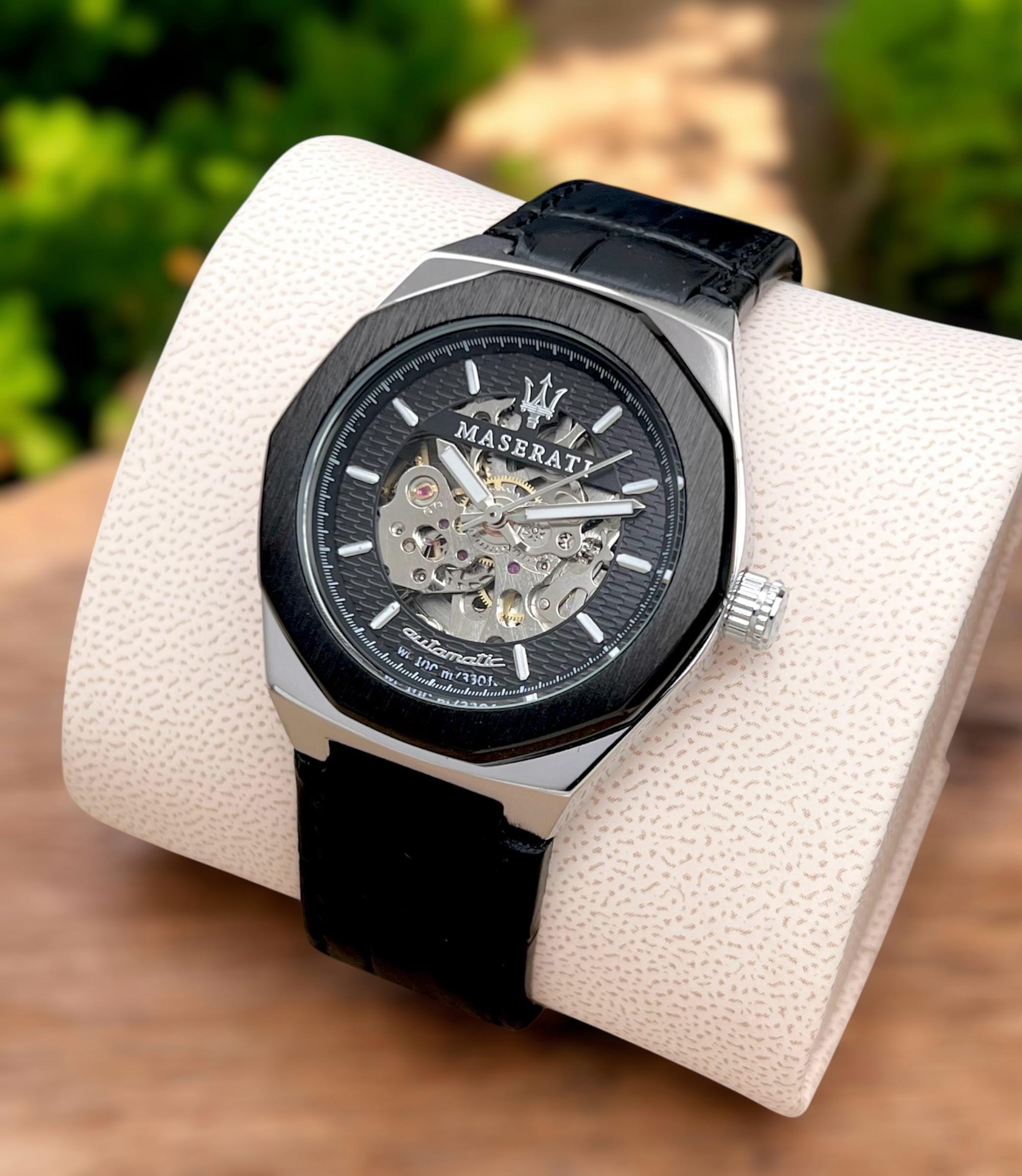 MASERATI MENS STRAP HIGH QUALITY STAINLESS STEEL WATCHES