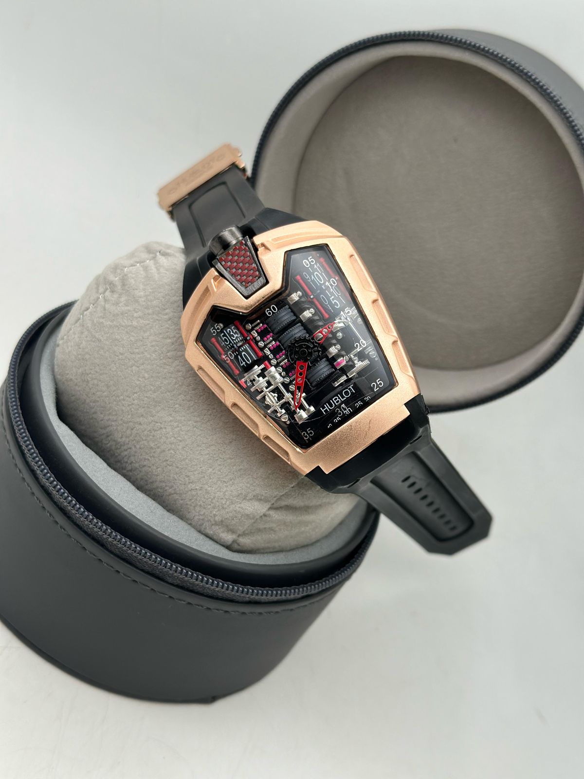 HUBLOT MENS STRAP EDITION RECTANGLE DIAL PREMIUM WATCHES FOR MENS