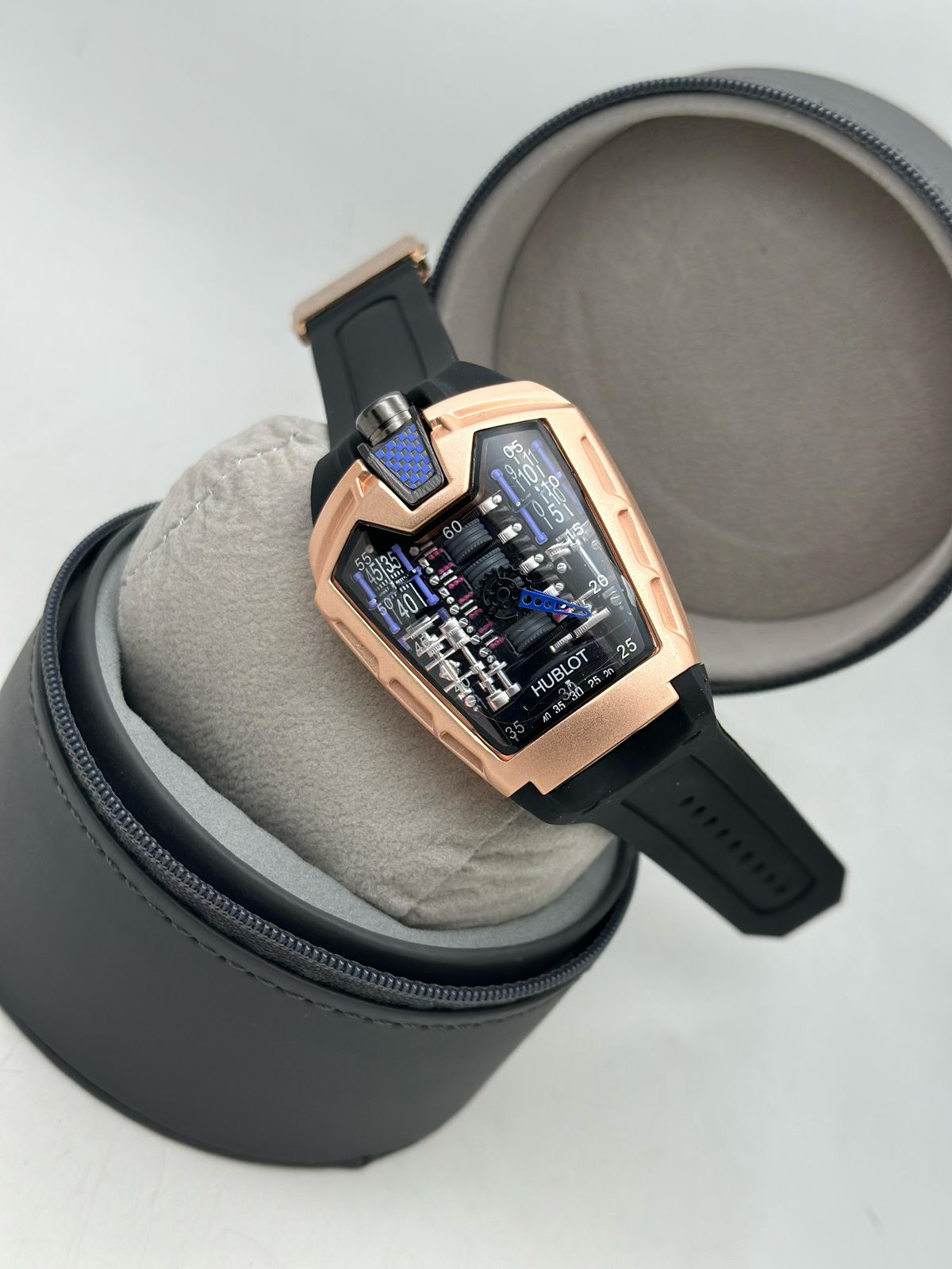 HUBLOT MENS STRAP EDITION RECTANGLE DIAL PREMIUM WATCHES FOR MENS