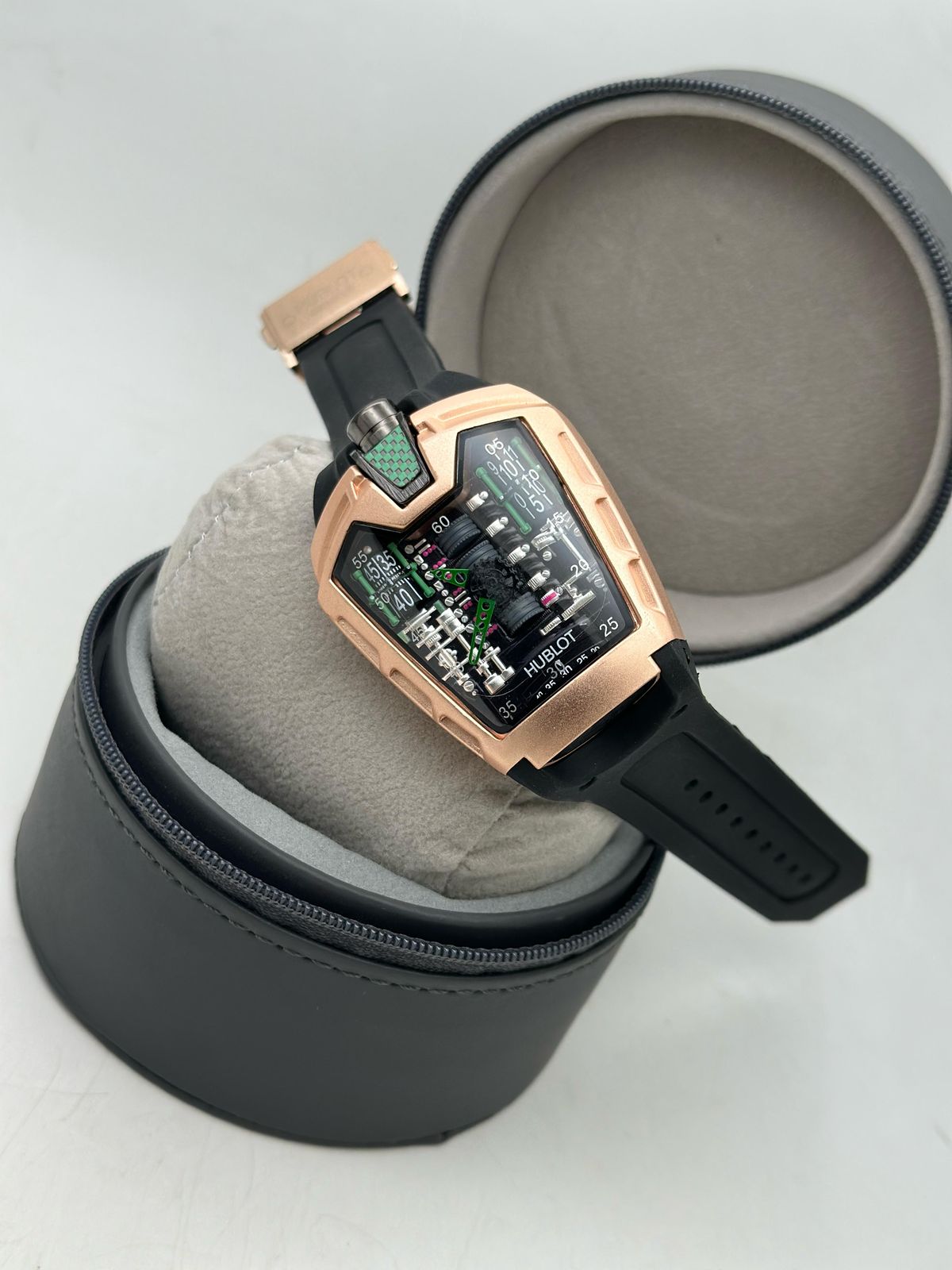 HUBLOT MENS STRAP EDITION RECTANGLE DIAL PREMIUM WATCHES FOR MENS