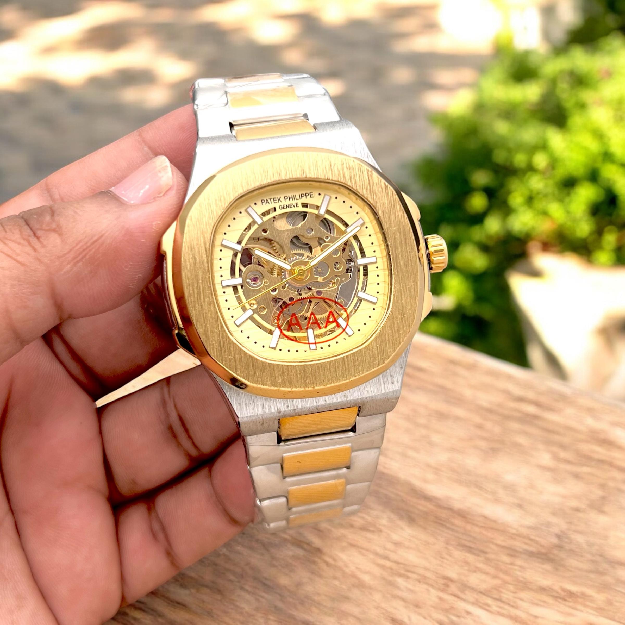 PATEK PHILIPPE MENS GOLD STAINLESS STEEL MENS PREMIUM  WATCHES