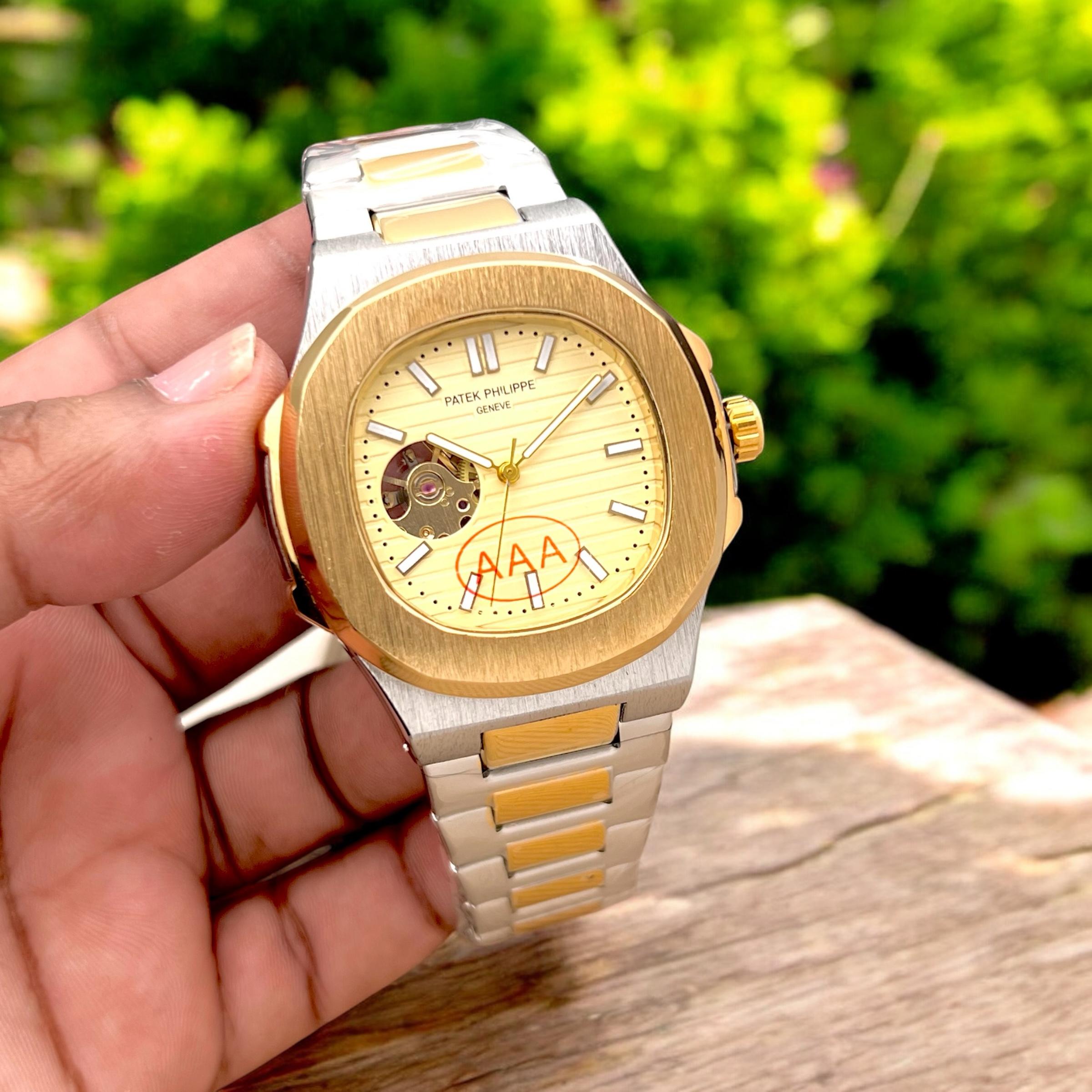 PATEK PHILIPPE MENS GOLD STAINLESS STEEL MENS PREMIUM  WATCHES