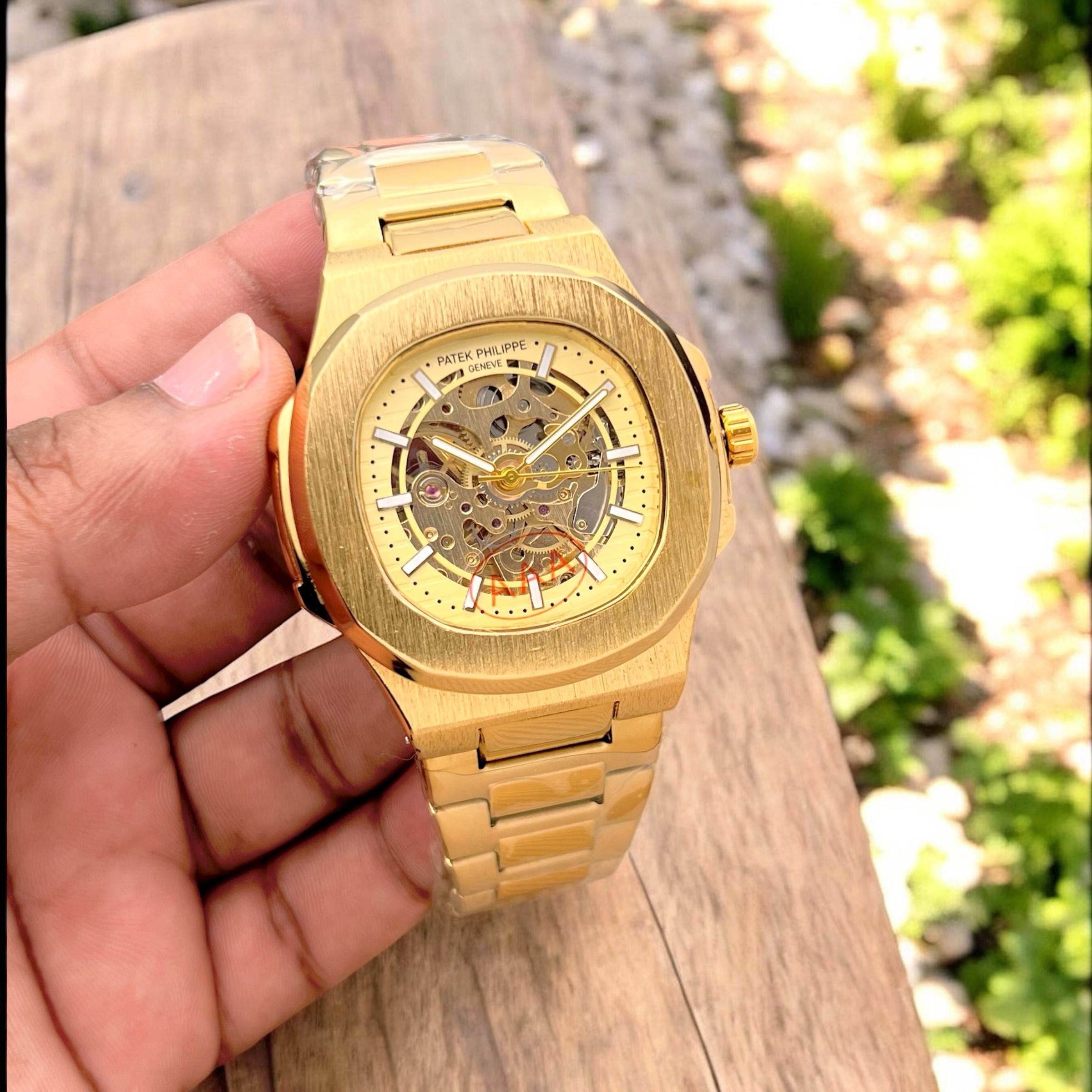 PATEK PHILIPPE MENS GOLD STAINLESS STEEL MENS PREMIUM  WATCHES