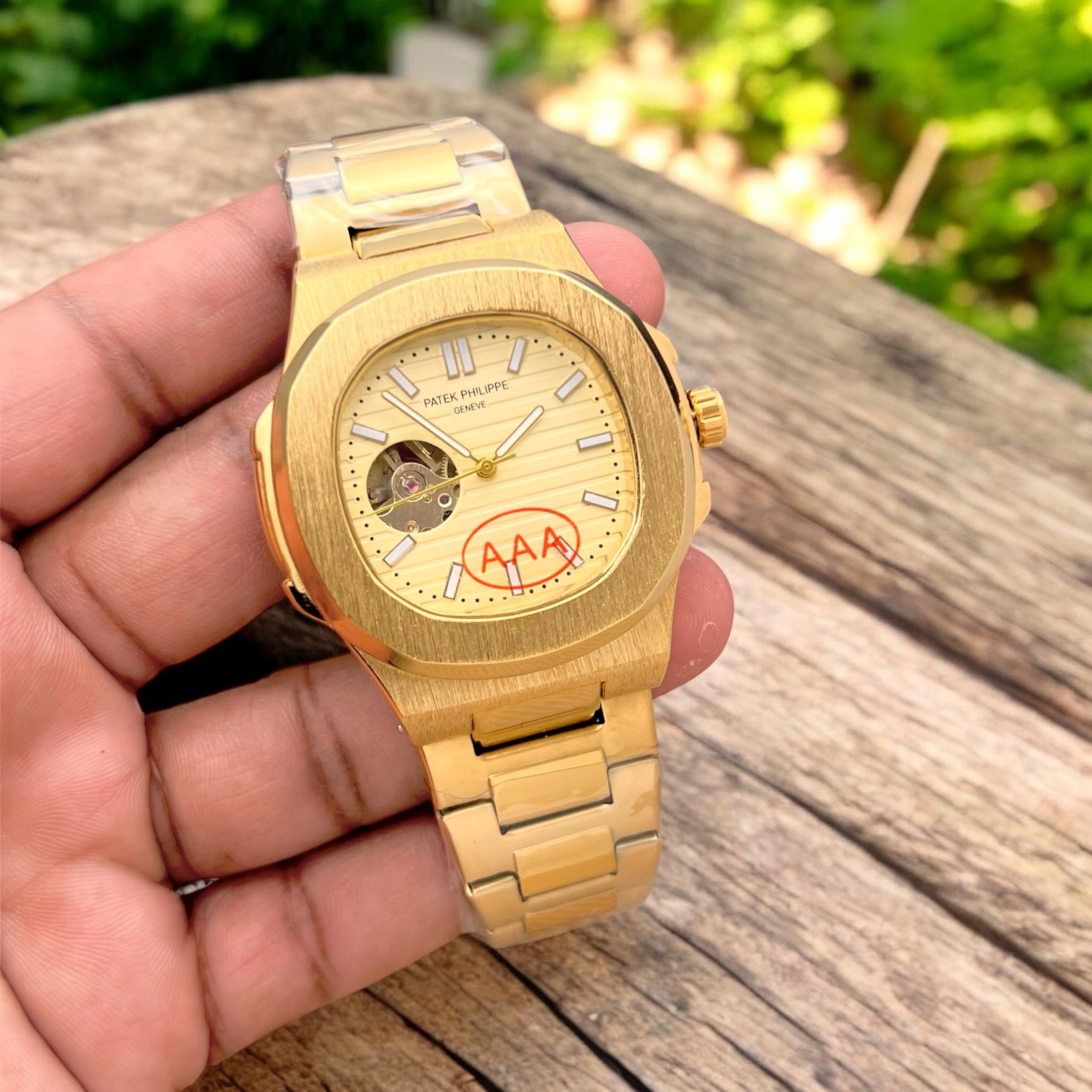 PATEK PHILIPPE MENS GOLD STAINLESS STEEL MENS PREMIUM  WATCHES