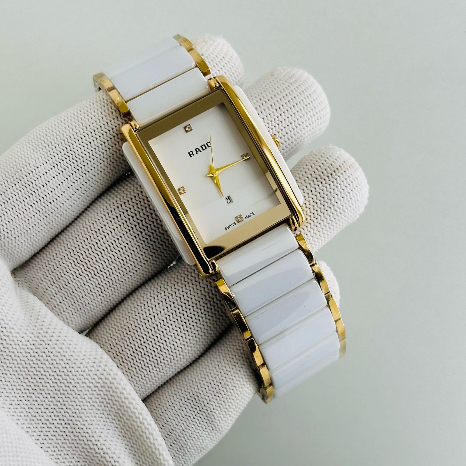 RADO MENS WOMENS STAINLESS STEEL PREMIUM WATCH HIGH QUALITY BOTH SUITED WATCHES