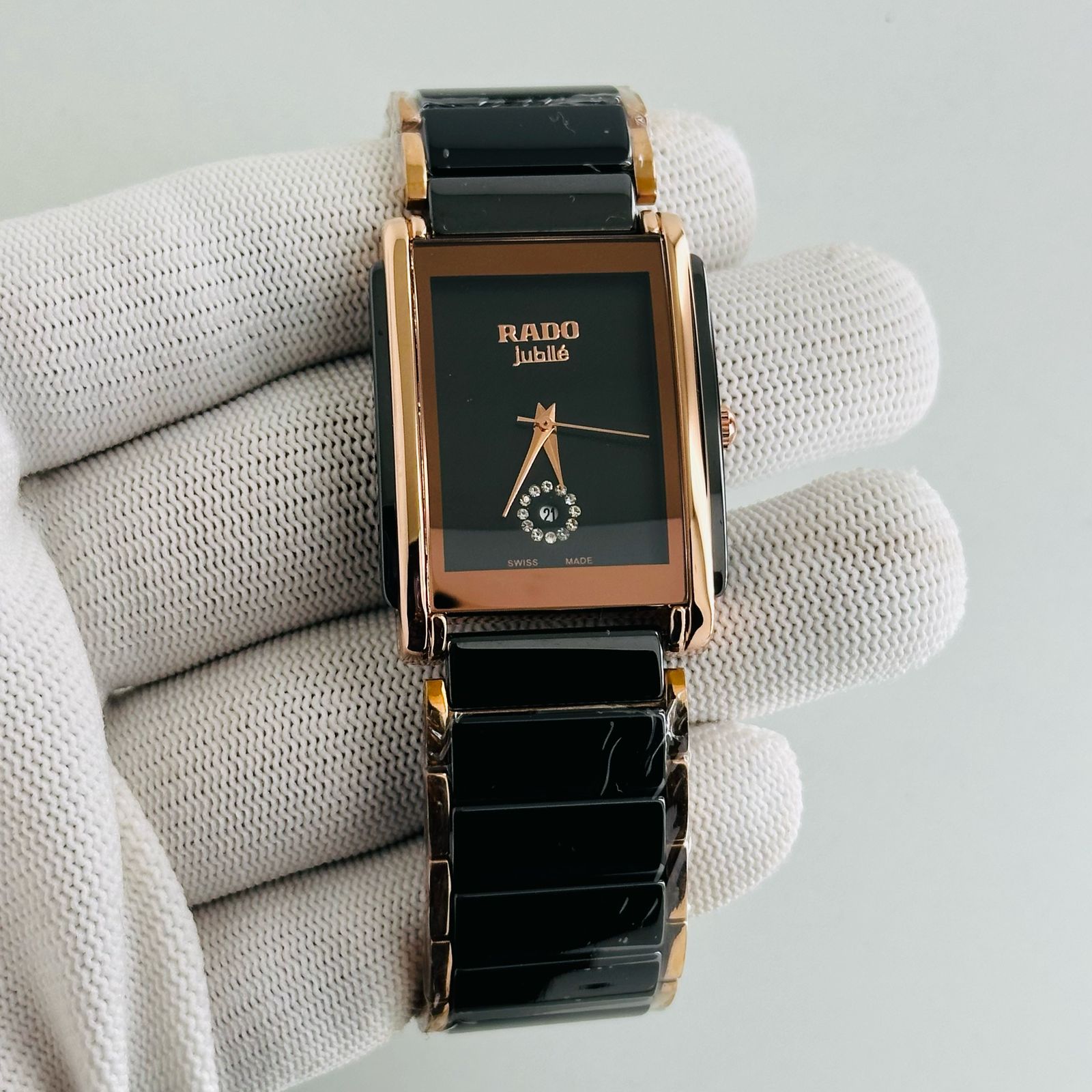 RADO MENS WOMENS STAINLESS STEEL PREMIUM WATCH HIGH QUALITY BOTH SUITED WATCHES