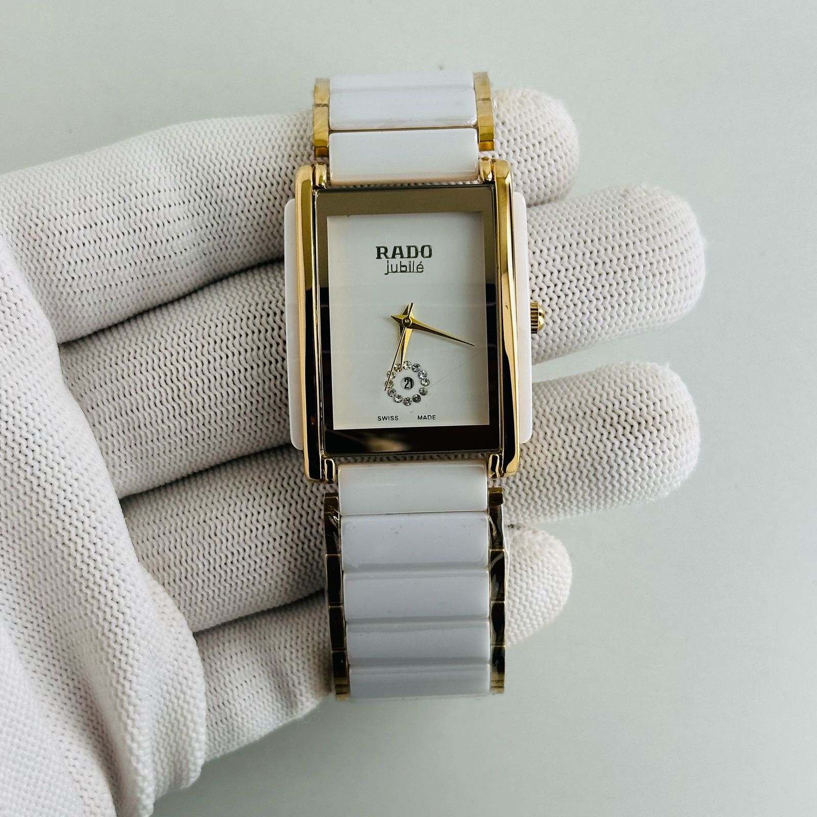 RADO MENS WOMENS STAINLESS STEEL PREMIUM WATCH HIGH QUALITY BOTH SUITED WATCHES