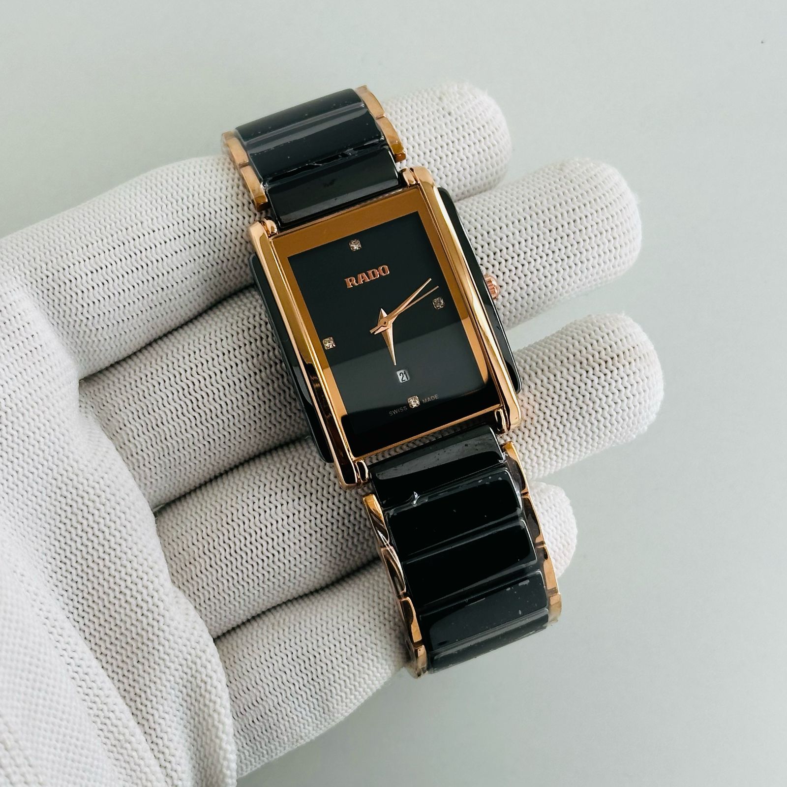 RADO MENS WOMENS STAINLESS STEEL PREMIUM WATCH HIGH QUALITY BOTH SUITED WATCHES