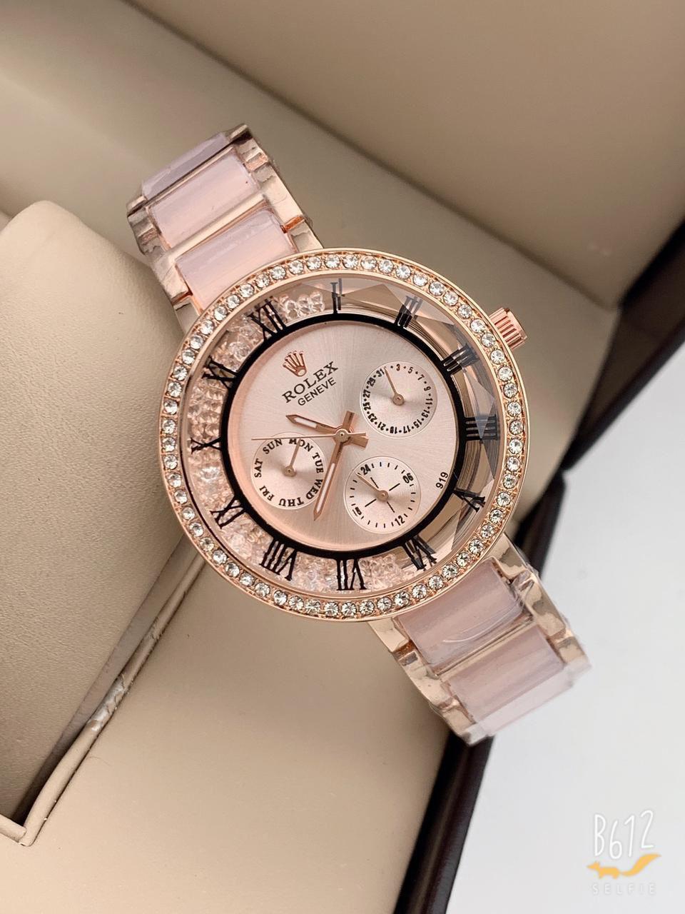 ROLEX WOMENS COLOURFUL CHRONO GRAPH MENS PREMIUM EDITION WATCH