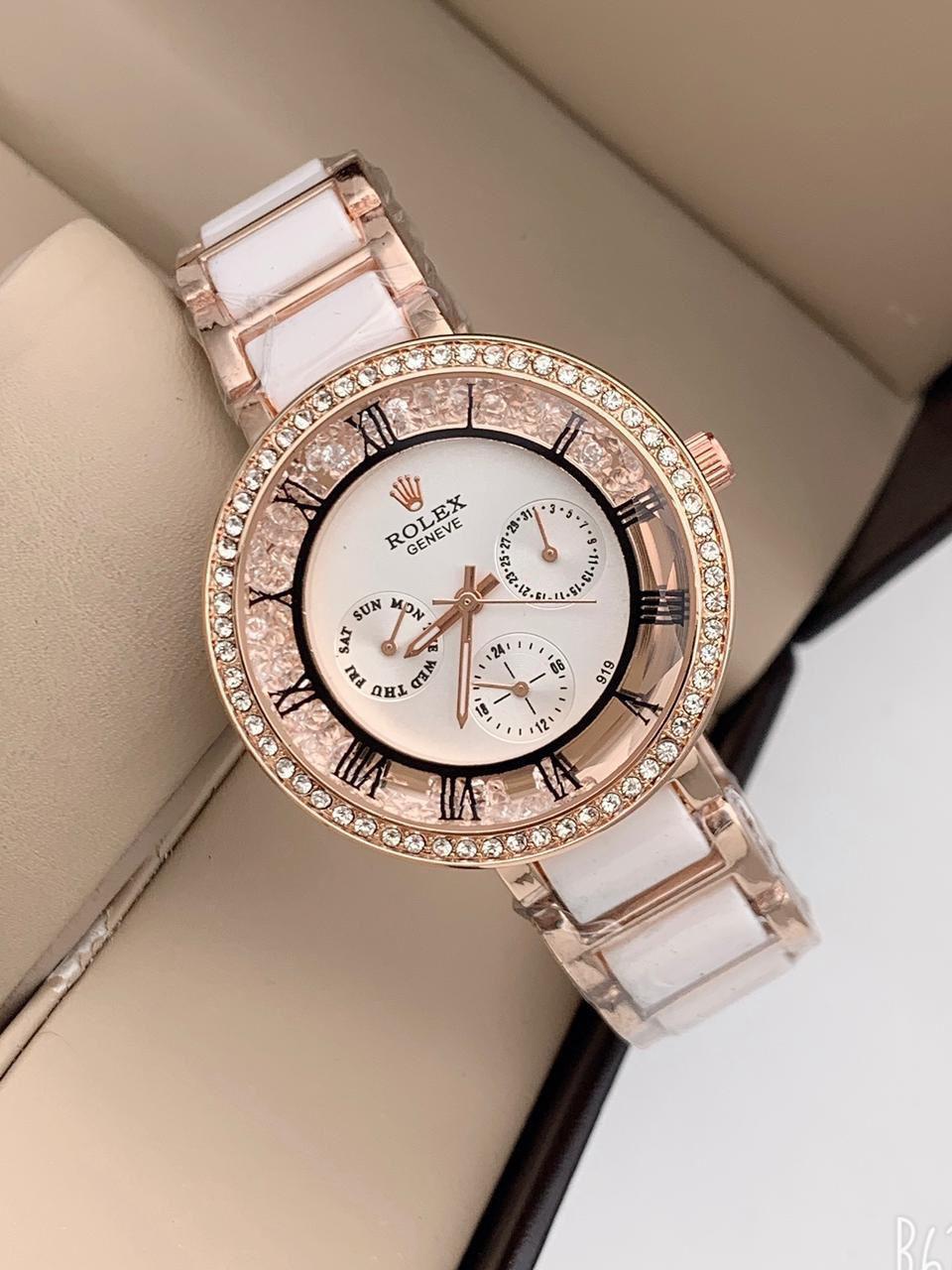 ROLEX WOMENS COLOURFUL CHRONO GRAPH MENS PREMIUM EDITION WATCH