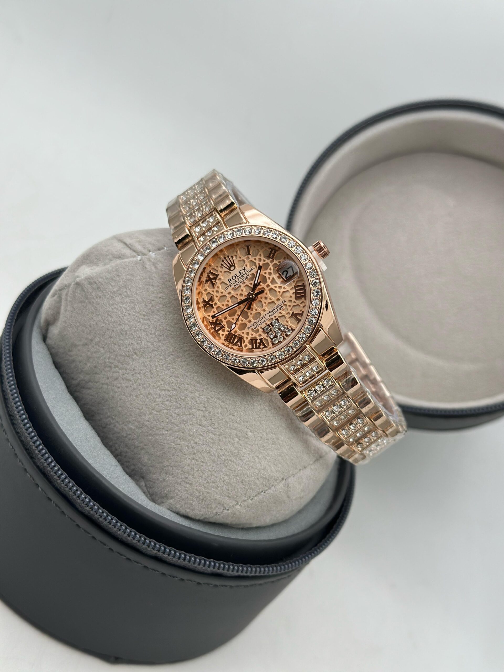 ROLEX WOMENS GOLD SILVER CHRONO GRAPH MENS PREMIUM EDITION WATCH
