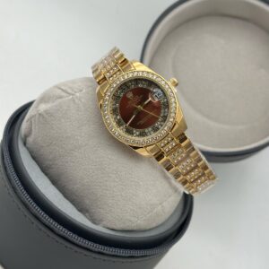 ROLEX WOMENS GOLD SILVER CHRONO GRAPH MENS PREMIUM EDITION WATCH