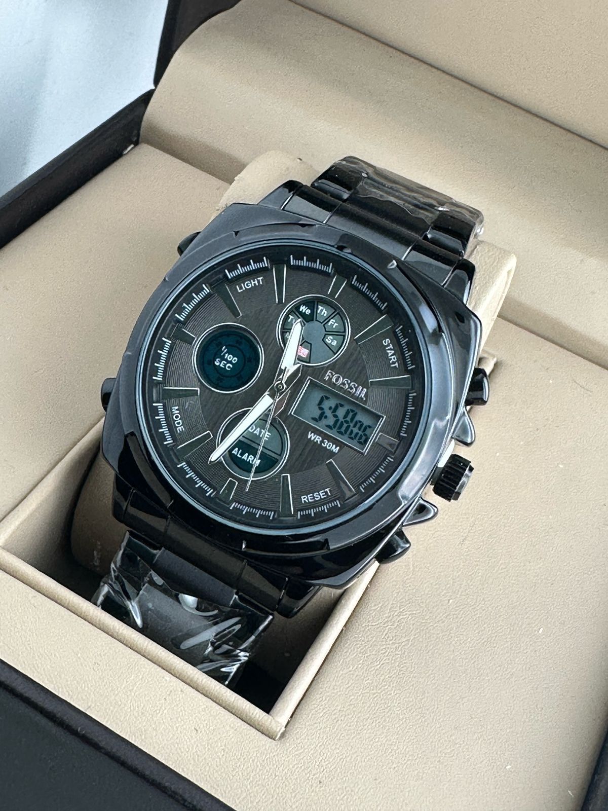 FOSSIL MENS STAINLESS STEEL SEADWESTER MENS PREMIUM CHRONOGRAPH EDITION PREMIUM WATCHES