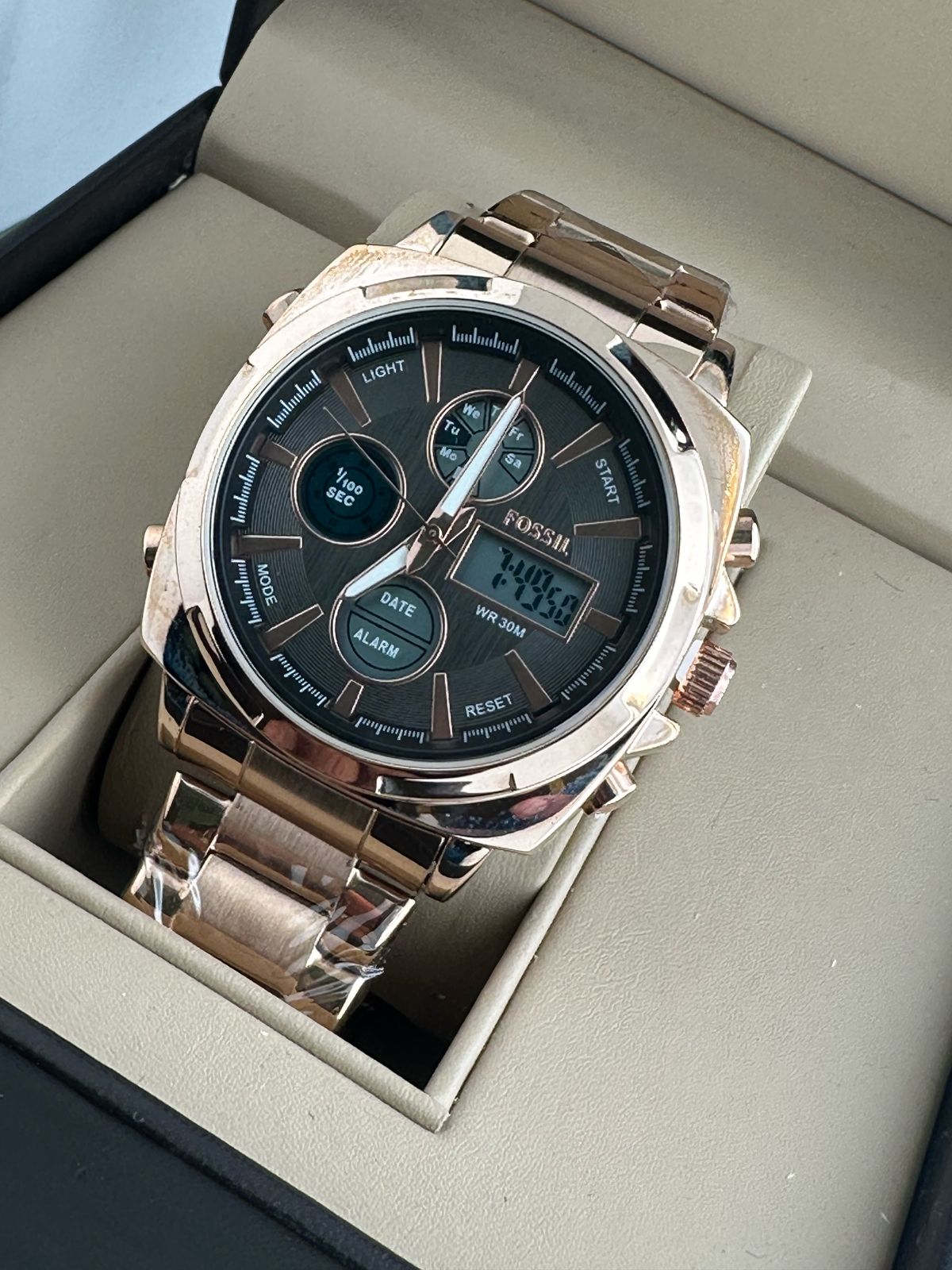 FOSSIL MENS STAINLESS STEEL SEADWESTER MENS PREMIUM CHRONOGRAPH EDITION PREMIUM WATCHES