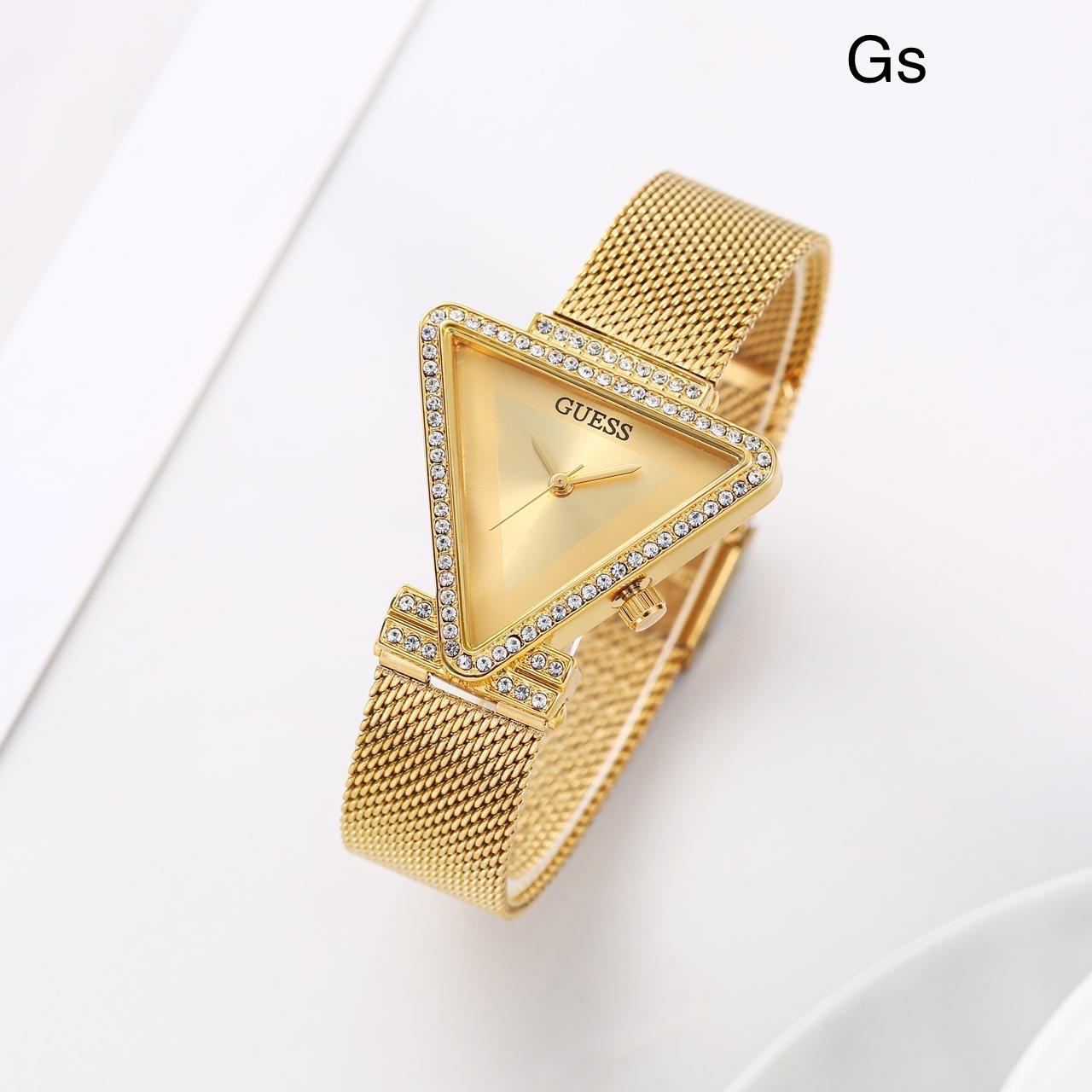 GUESS WOMENS LATEST EDITION TRIANGLE SHAPED WATCHES FOR WOMENS