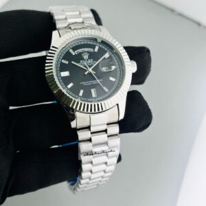 ROLEX MENS DAY DATE STAINLESS STEEL PREMIUM EDITION